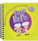 Книга для запису кулінарних рецептів. Kids menu (зелена) Книга для запису кулінарних рецептів. Kids menu — чудовий подарунок для для маленьких кулінарів. Адже з цією книжкою готувати цікаво і зовсім нескладно. Головне — ретельно, «крок за кроком» виконувати усі необхідні дії http://booksnook.com.ua